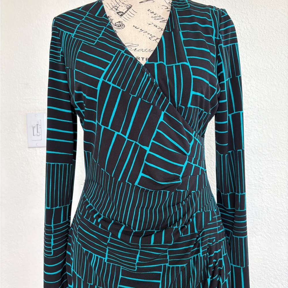 Calvin Klein return-to-office faux wrap dress, size 6